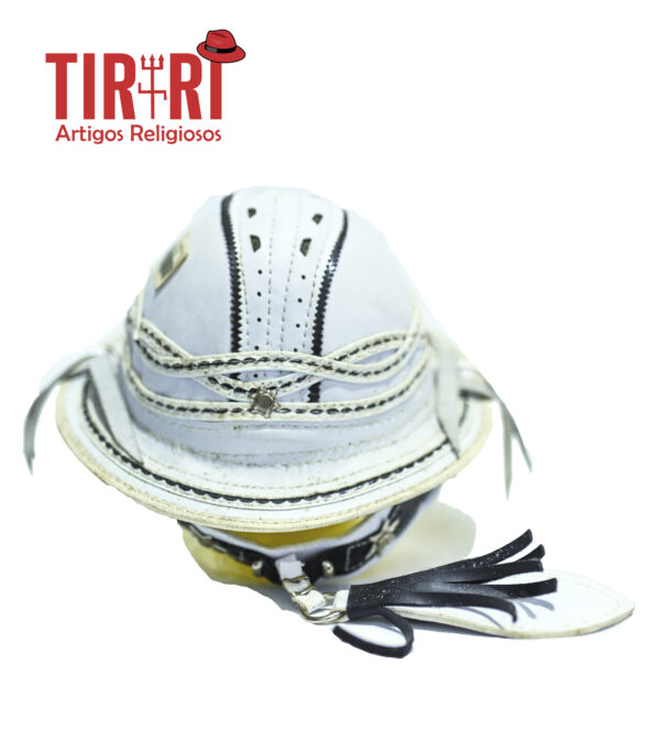 CHAPEU COURO COQUINHO LUXO BRANCO