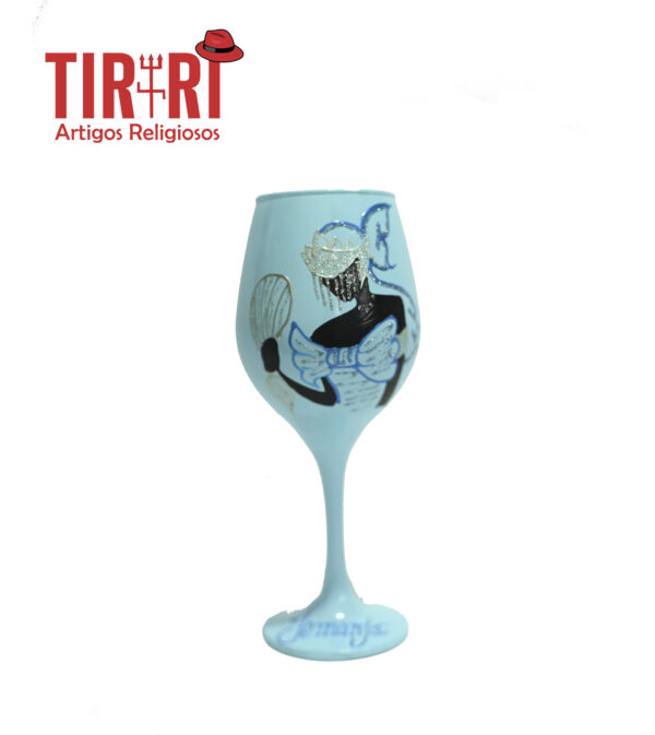 TAÇA IEMANJA C/BUSTO 20X7CM