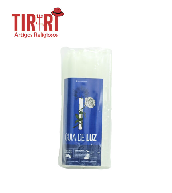 VELA N5 BRANCA GUIA DE LUZ 26G 17CM