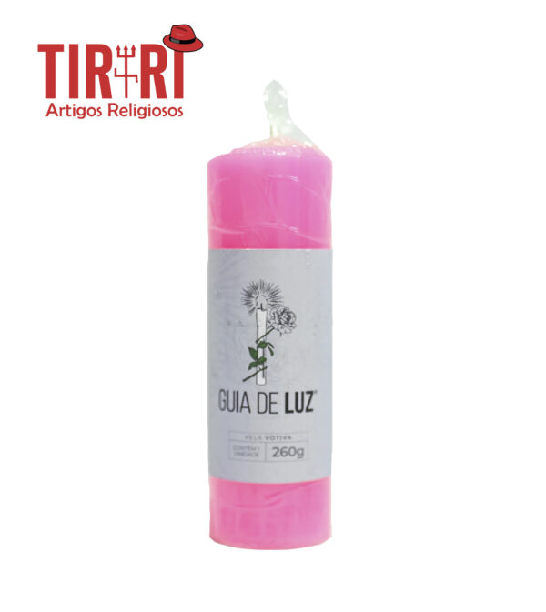 VELA 7 ROSA GUIA DE LUZ