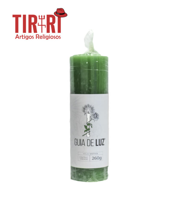 VELA 7 VERDE GUIA DE LUZ